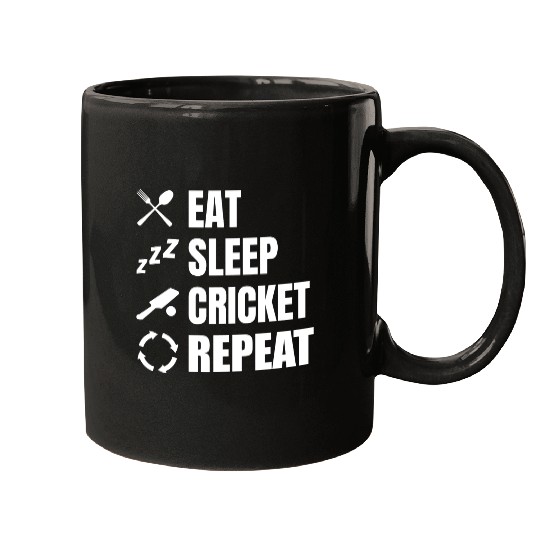 Cricket Player Daily Routine Mugs