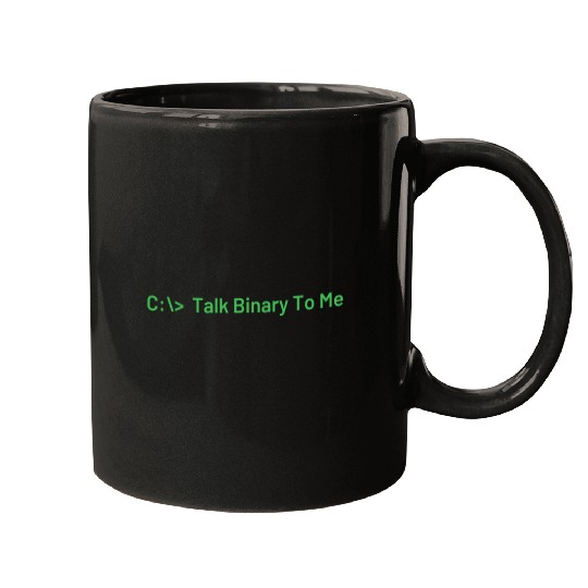 Talk Binary To Me Funny Coder Programmer Mugs