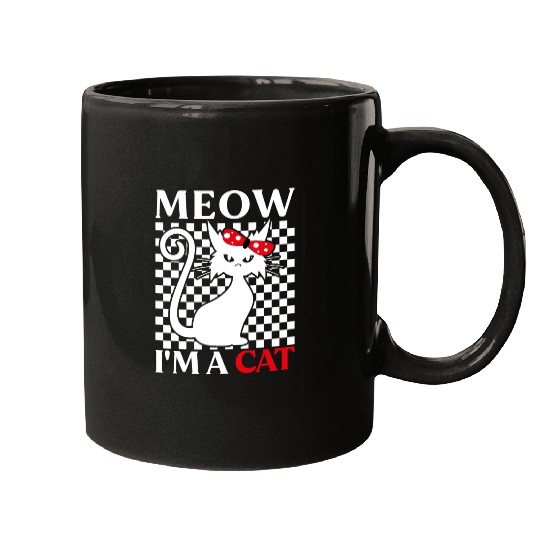 Meow I'm A Cat - Halloween Costume Mugs