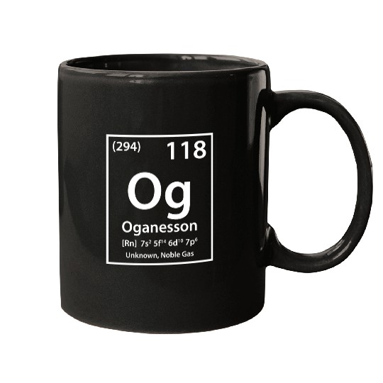 Oganesson Element (white) Mugs