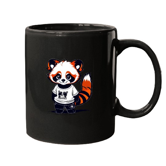 Red Panda Cub Mugs