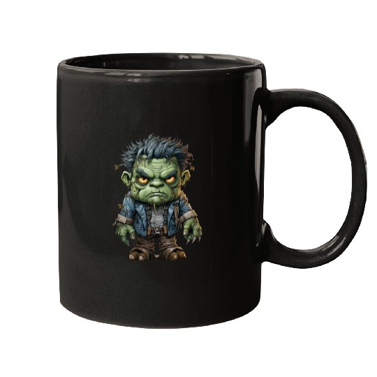 Halloween Frankie's Playful Monster Mash Mugs