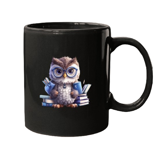 Back to School Owl Mugs