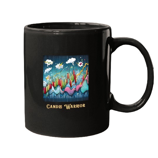 Candle Warrior Candlestick Pattern Chart Mugs