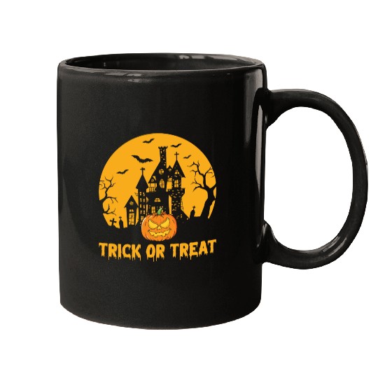 Happy Halloween Trick Or Treat Mugs