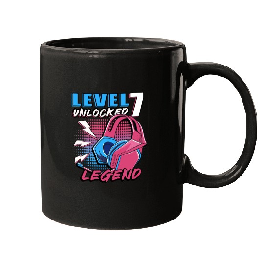 7th birthday level 7 gamer gift Mugs