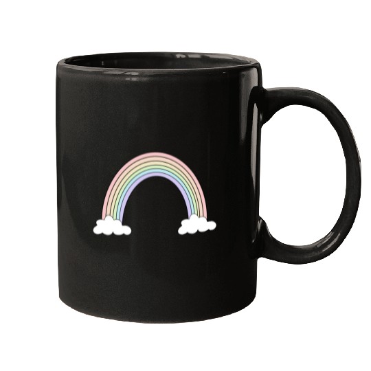 Pastel Rainbow Love Mugs