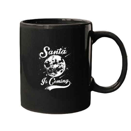 Santa is Coming Mugs