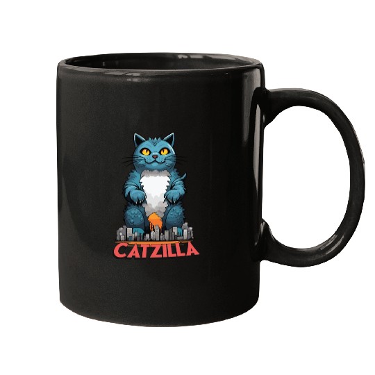 Catzilla Mugs