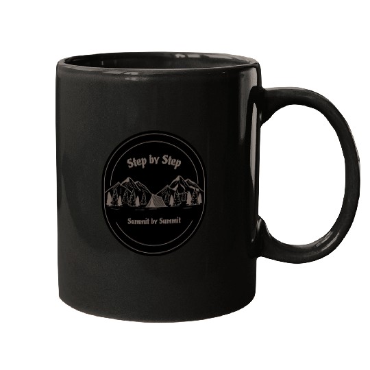 Hiking: Step by step, Summit by summit Mugs