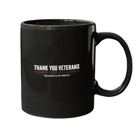 Thank You Veterans! Thank You For Your Service Mugs