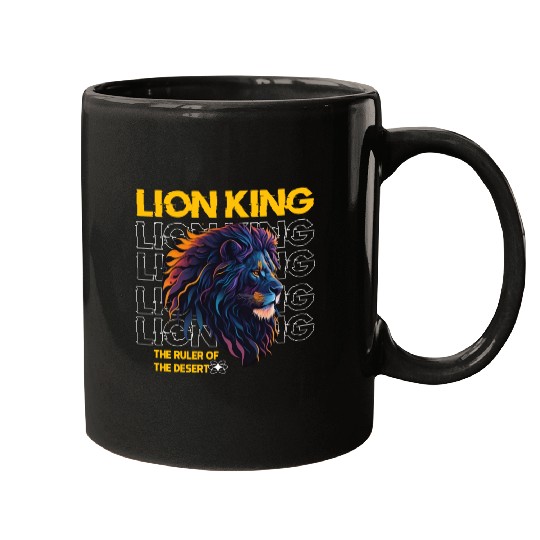 Vector Lion King Digital Accessor Mugs