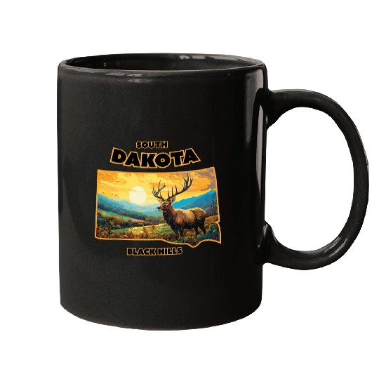 South Dakota - Elk Mugs