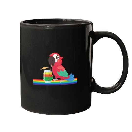 parrot bird of jimmy buffett Mugs