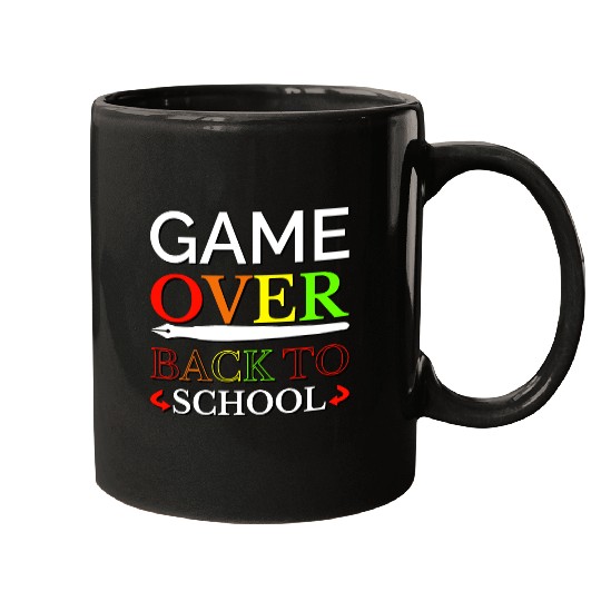 Game Over Back To School Mugs