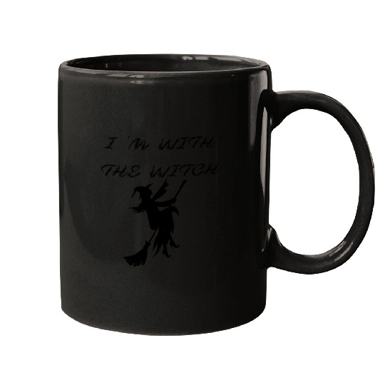 I m With The Witch Mugs