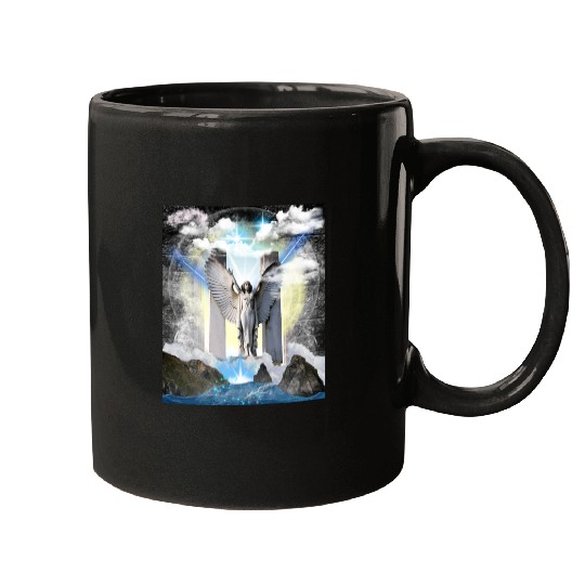 Celestial Gateway - Angelic Serenity Mugs