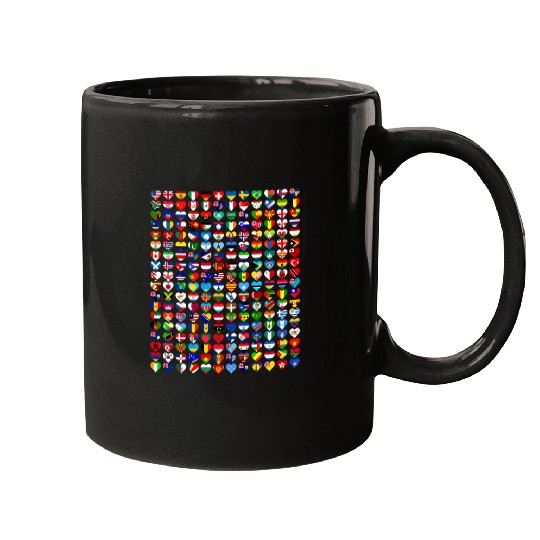 International Flags of the Countries of the World Mugs
