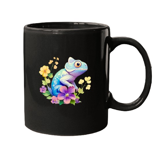 Cute Chameleon for Lizard Pet Lover Mugs