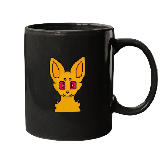 pixels fox Mugs