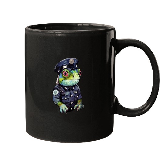 Chameleon policewoman Mugs