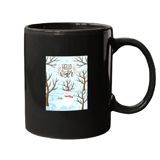 Hello Winter Wonderland Mugs