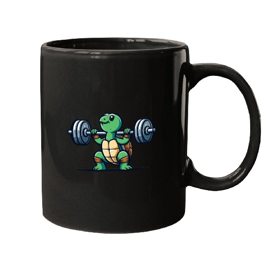 Turtle squats funny gym Mugs