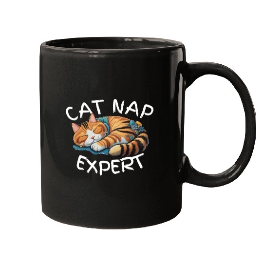 Cat Nap Expert Mugs