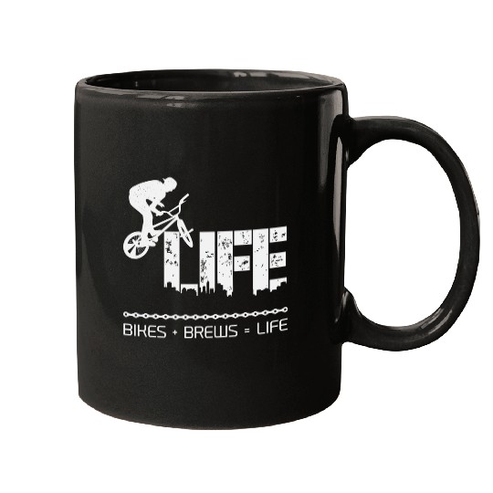 BIKE BREW LIFE Mugs
