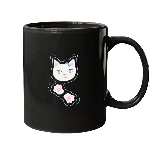 Cat Flower Mugs
