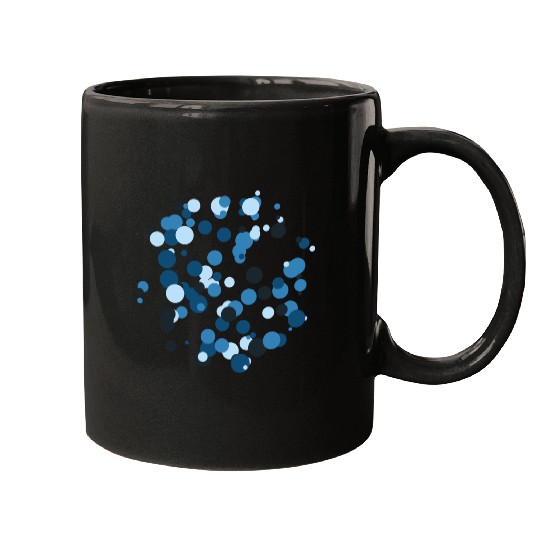abstract circles pattern Mugs