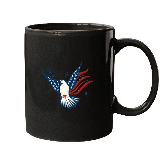 Patriotic Bird Mugs