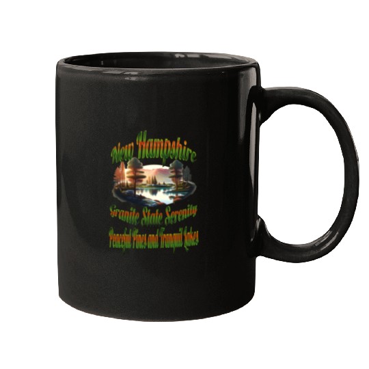 New Hampshire Granite State Serenity Mugs