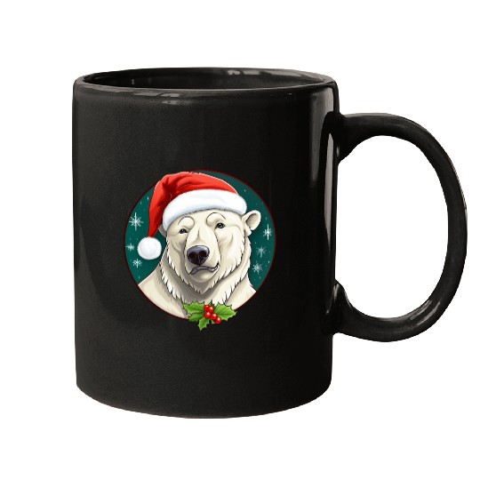 Polar bear Christmas Mugs
