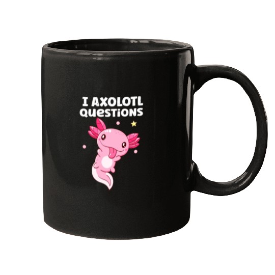 I Axolotl Questions Axolotl funny Axolotl Retro Mugs