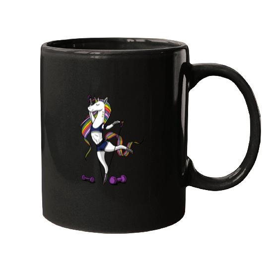 Unicorn Fitness Gym Workout Mugs