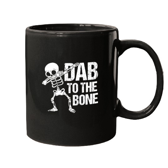 Dab To The Bone Dancing Skeleton Halloween Mugs