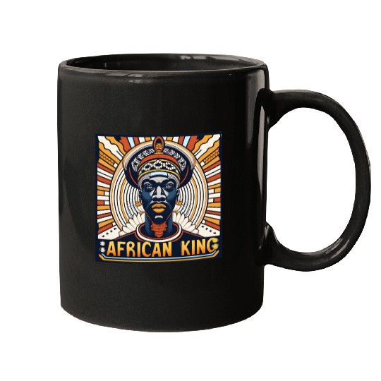 African King Gift For Afrocentric Lovers Mugs