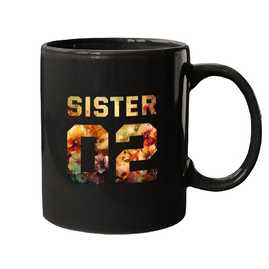 COUPLE FLOWER SISTER 02 Mugs