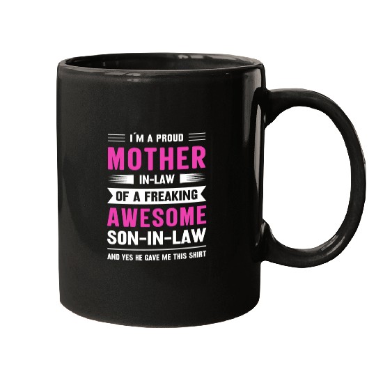 Mothers day mom son-in-law Mugs