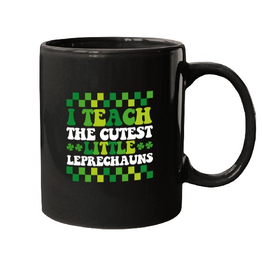 I Teach The Cutest Little Leprechauns Teacher Mugs