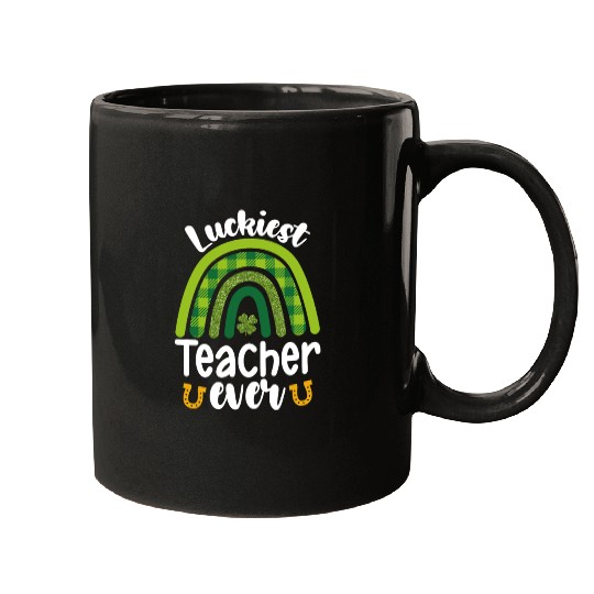 Luckiest Teacher Ever School St Patrick's Day Mugs