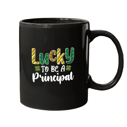 Lucky To Be A Principal School St Patrick's Day Mugs