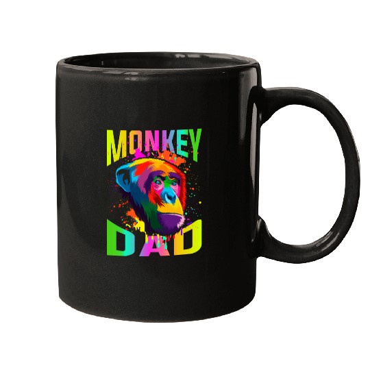 Monkey Dad Mugs