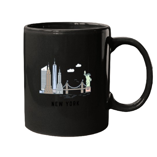 New York City SKYLINE Mugs
