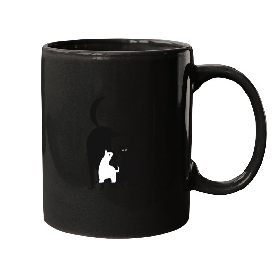 Pet Elegance in Monochrome Mugs