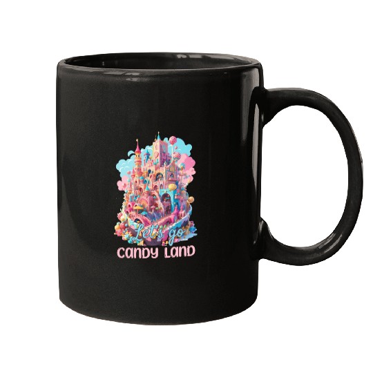 Let's Go Candy Land Graphic Mugs