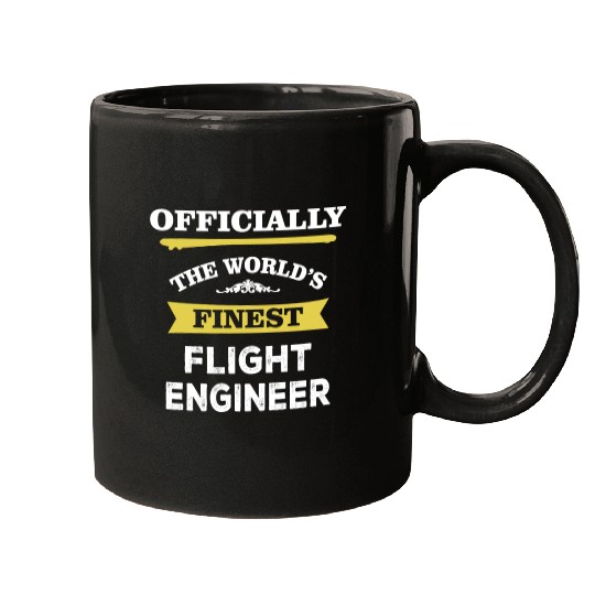 The World's Finest Flight Engineer Mugs