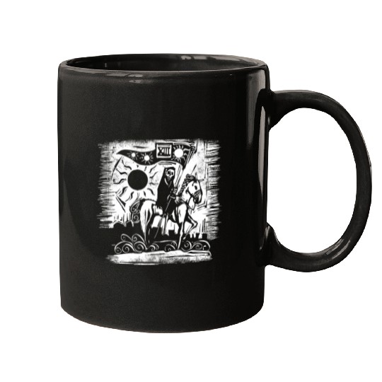 Tarot Death Card Blackcraft Mugs