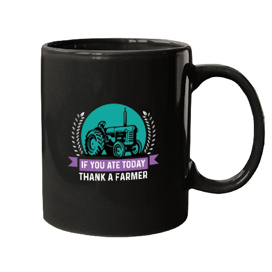 Thank a Farmer Thankful Person Gift Mugs